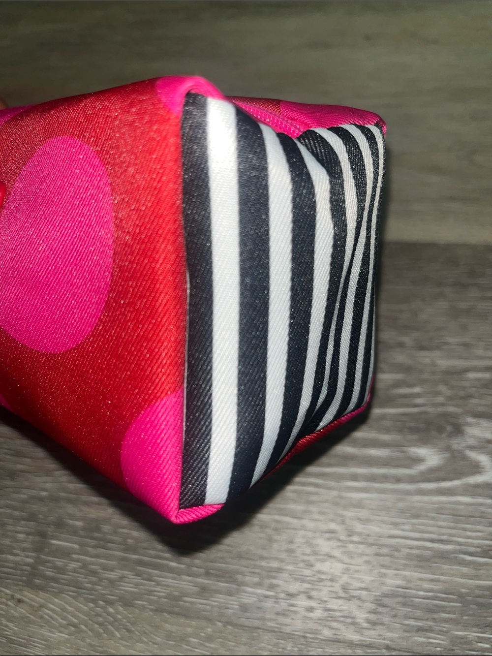kate spade Red and Pink Polka Dot Cosmetic Case - Picture 4 of 5
